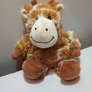 Warmies Jr small giraffe Plush microwaveable warming stuffed animal heat pad